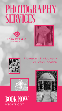 Sophisticated Photography Services Instagram Reel Design