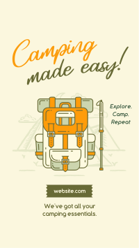 Camping made easy Instagram Reel