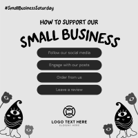 Online Business Support Instagram Post