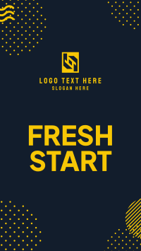 New Year Fresh Start Facebook Story