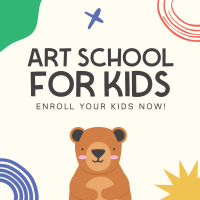 Art Class For Kids Linkedin Post