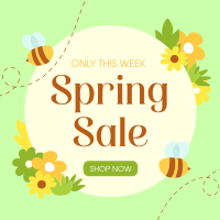 Spring Bee Sale Linkedin Post Design