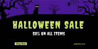 Spooky Midnight Sale Twitter Post