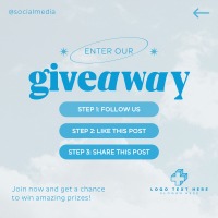 Modern Business Giveaway Instagram Post