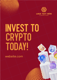 Crypto Investing Insights Poster