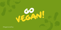 Go Vegan Twitter Post