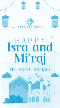 Isra and Mi'raj Night Journey Instagram Story