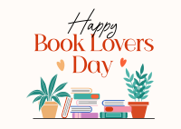 Book Lovers Celebration Postcard