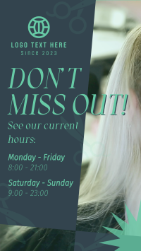 Salon Hours Video