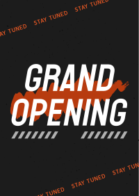 Grand Opening Modern Poster