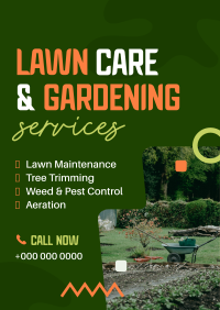 Lawn Care & Gardening Flyer