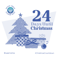 Exciting Christmas Countdown Instagram Post