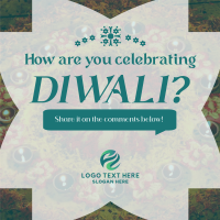 Diwali Engagement Instagram Post Design