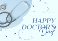 Celebrating Doctors Day Postcard