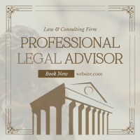 Pristine Legal Advisor Instagram Post Design