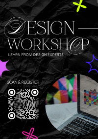 Modern Design Workshop Poster