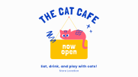 Cat Cafe Facebook Event Cover