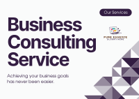 Business Consulting Postcard