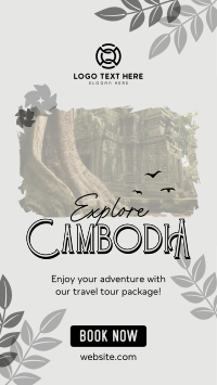 Cambodia Travel Tour Instagram Reel Image Preview