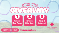 Giveaway Quirky Bubbles Facebook Event Cover