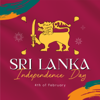 Sri Lanka Independence Linkedin Post
