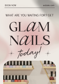 Elegant Nail Salon Poster