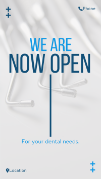 Dental Clinic Opening Instagram Story Design