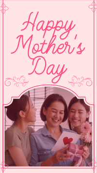 Elegant Mother's Day Greeting Facebook Story Design