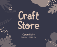 Craft Store Timings Facebook Post