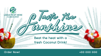Sunshine Coconut Drink Animation