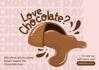 Love Chocolate? Postcard