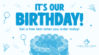 It's Our Birthday Facebook Event Cover