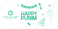 Purim Jewish Festival Twitter Post