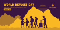 Refugee Day Awareness Twitter Post