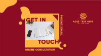 Business Online Consultation Facebook Event Cover