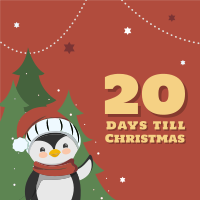 Christmas Countdown Linkedin Post Design