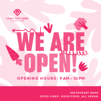 Trendy Open Salad Bar Instagram Post Design