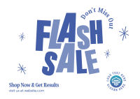 Flash Sale Postcard Design