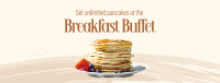 Minimalist Pancake  Facebook Cover Image Preview