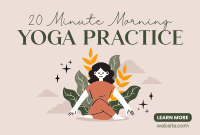 Outdoor Yoga Class Pinterest Cover Design