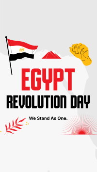 Egyptian Revolution Instagram Story