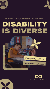 Disabled People Matters Instagram Story