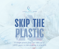 Sustainable Zero Waste Plastic Facebook Post