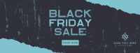 Black Friday Paper Cut Facebook Cover Design