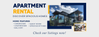 Apartment Rental Real Estate Facebook Cover