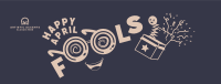 April Fools Glasses Facebook Cover Design