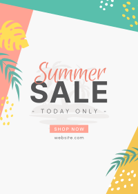 Playful Summer Sale  Poster