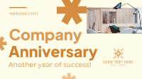 Minimalist Company Anniversary Animation