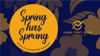 Spring Has Sprung YouTube Video Design