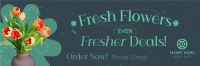 Fresh Flowers Sale Twitter Header